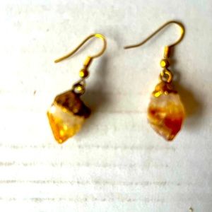 New Jimmy Key two tone hoop earrings.